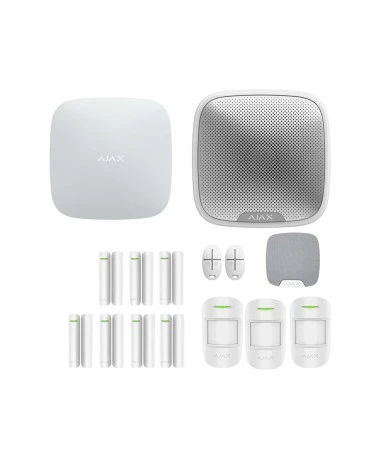Kit alarme Ajax Hub 15 pièces Blanc