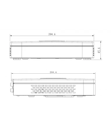 dimention enregistreur DAHUA NVR4108-4KS2